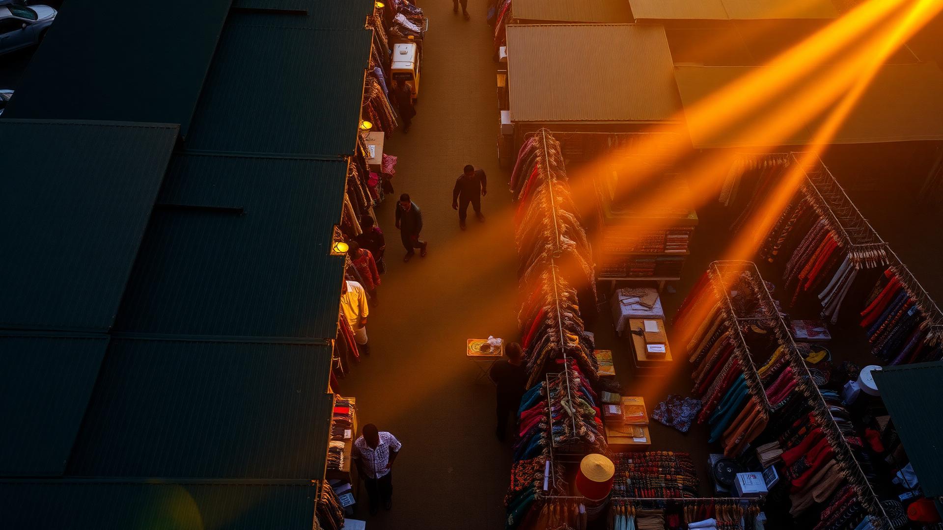 Adjamé au lever du soleil
